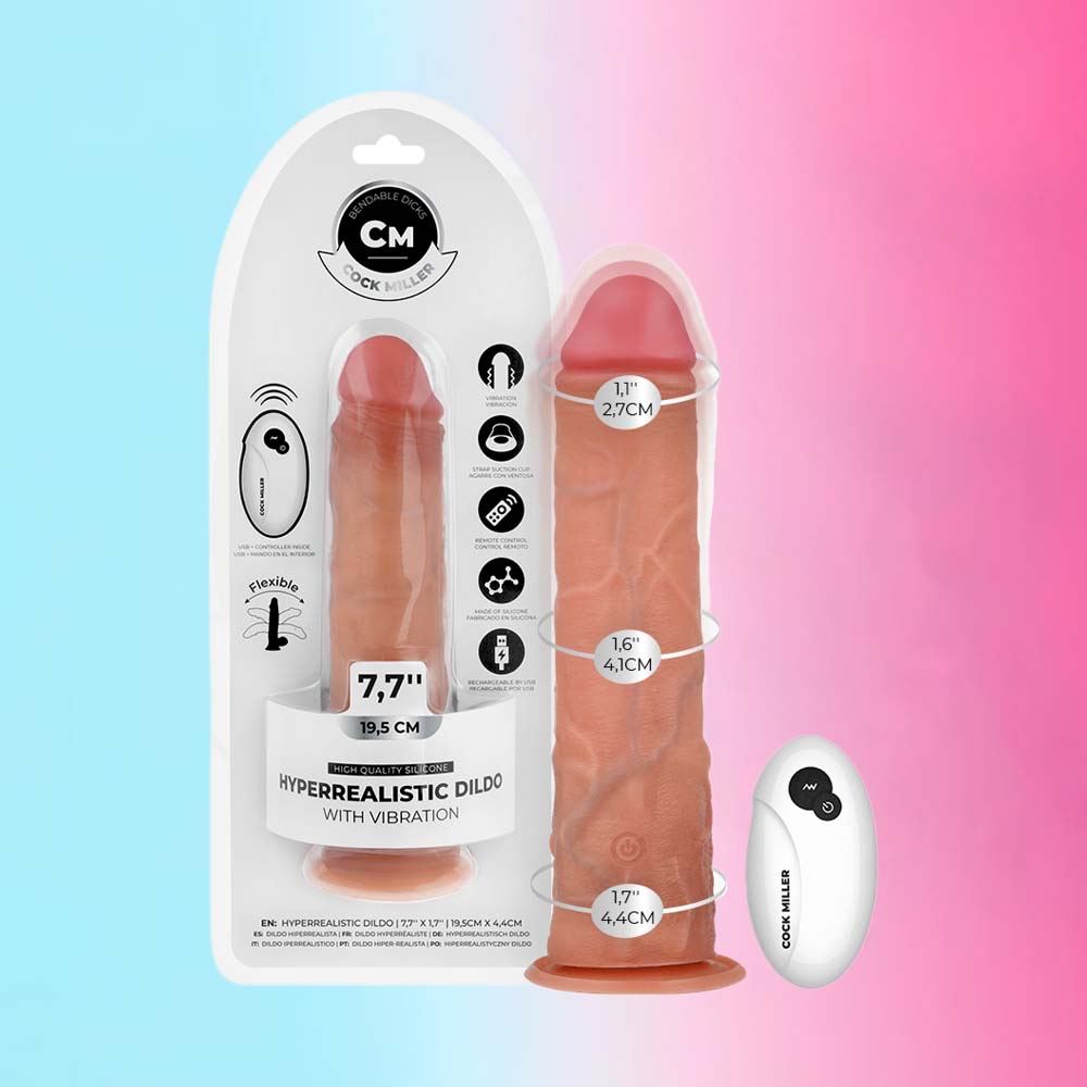 Gode vibrant Cock Miller 7,7"